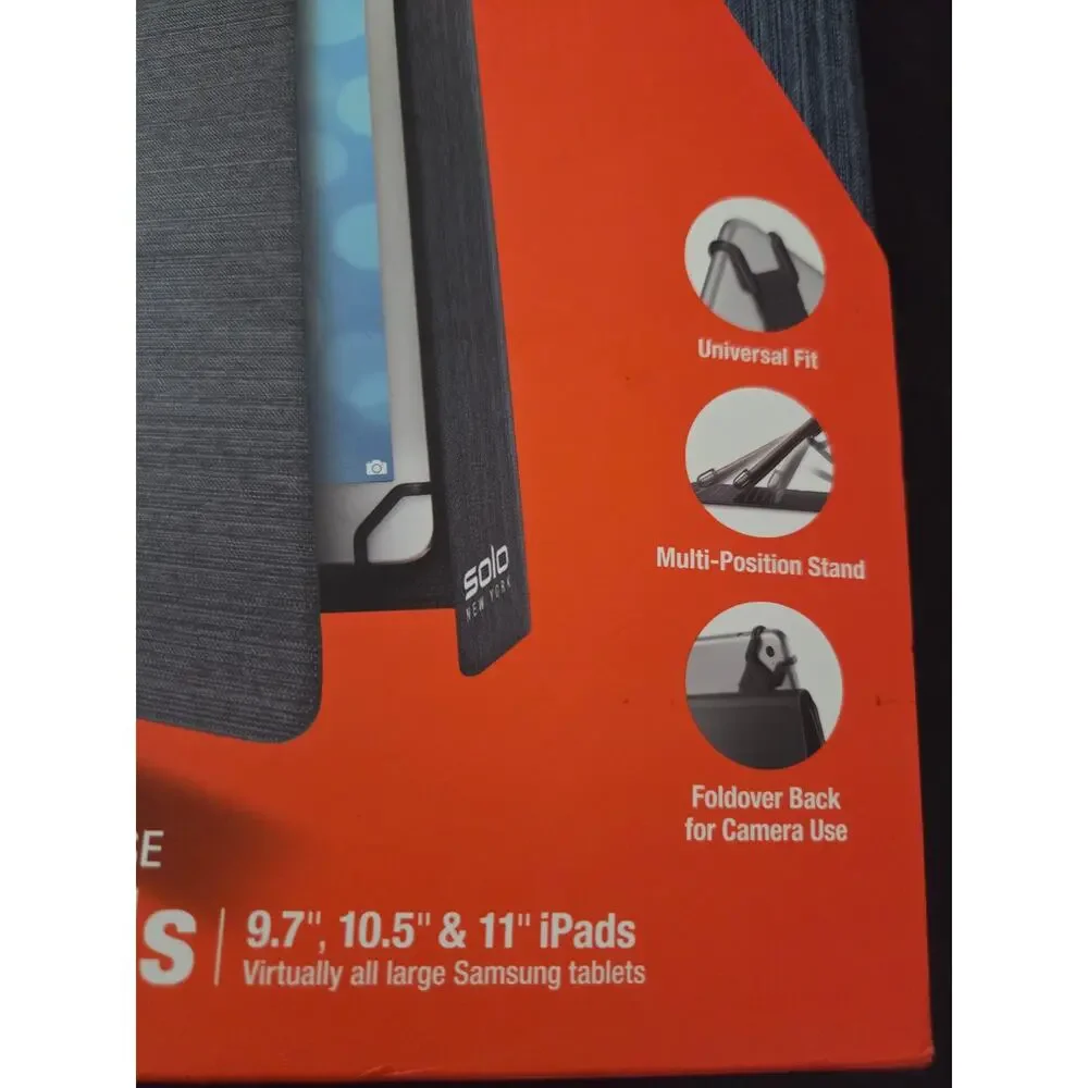 Solo New York Brooks Universal‎ Tablet Case Fits all iPads 9.7